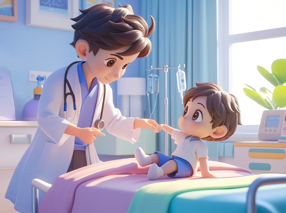 dibujo animado consulta doctor